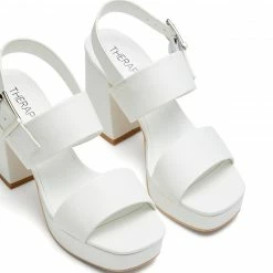 Therapy Shoes AU HEELS Austin White