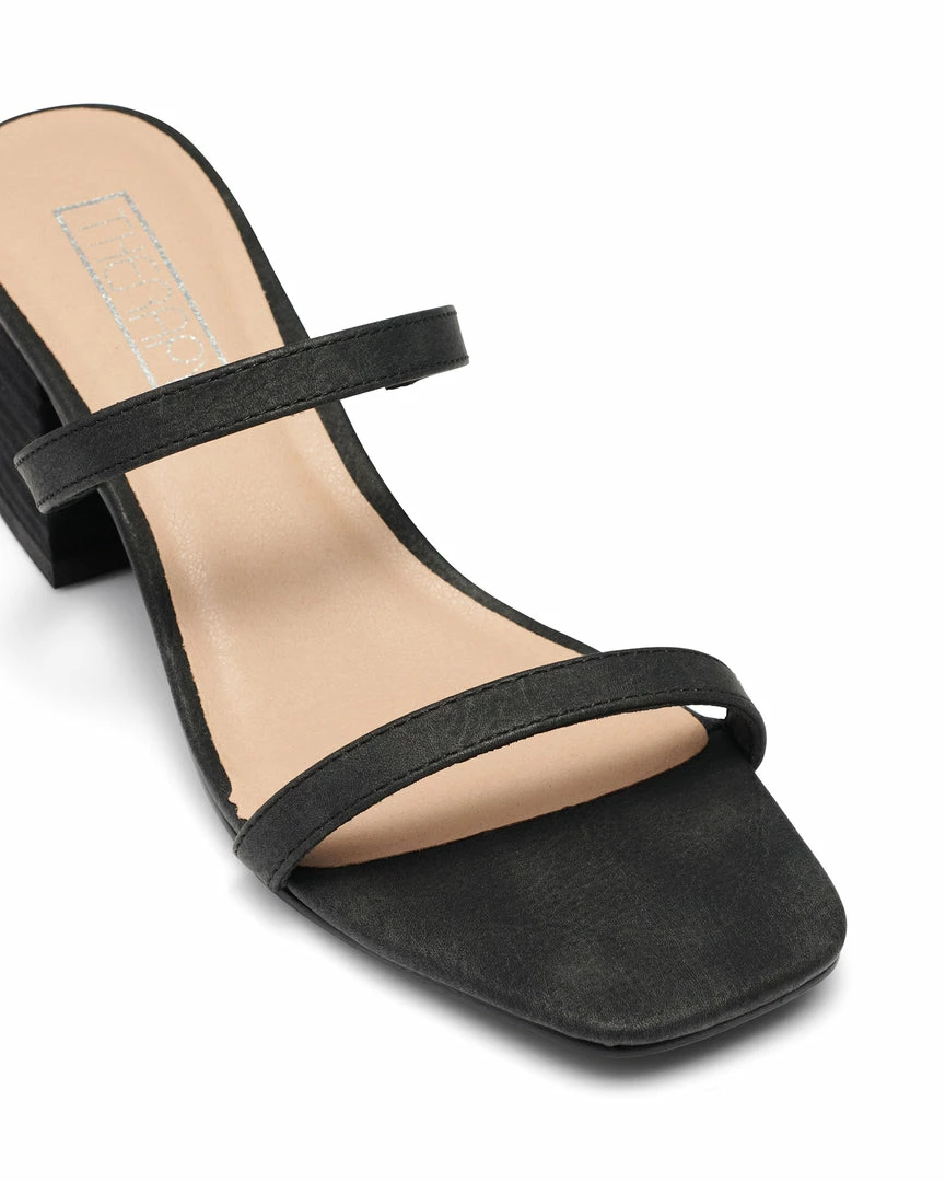 Therapy Shoes AU HEELS Bennett Black Stack