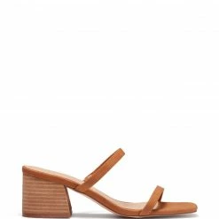 Therapy Shoes AU Bennett Tan Strappy Heels