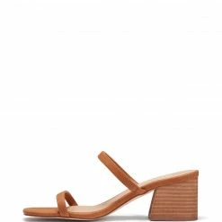 Therapy Shoes AU Bennett Tan Strappy Heels