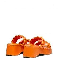 Therapy Shoes AU Platform Heels Christy Tangerine