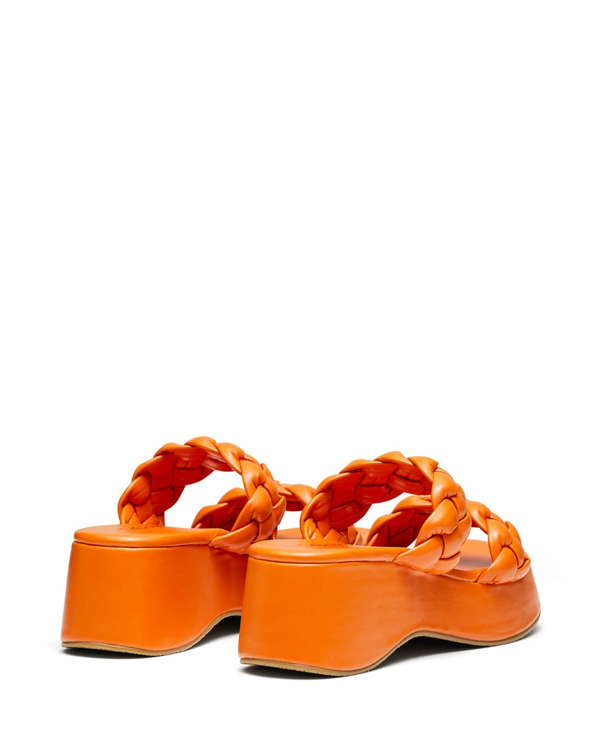 Therapy Shoes AU Platform Heels Christy Tangerine