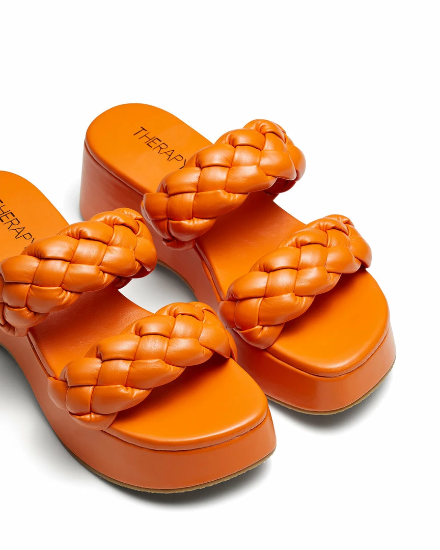 Therapy Shoes AU Platform Heels Christy Tangerine