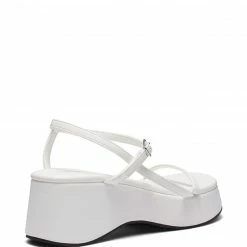 Therapy Shoes AU Claudia White Platform Heels