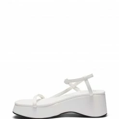 Therapy Shoes AU Claudia White Platform Heels