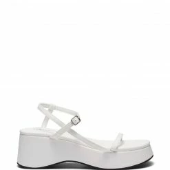 Therapy Shoes AU Claudia White Platform Heels