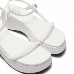 Therapy Shoes AU Claudia White Platform Heels