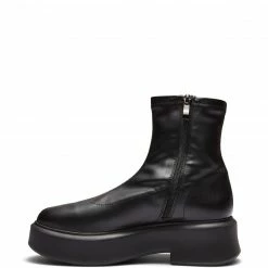 Therapy Shoes AU Colson Black Smooth BOOTS