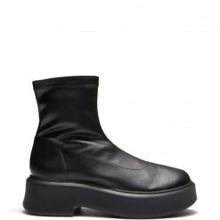 Therapy Shoes AU Colson Black Smooth BOOTS