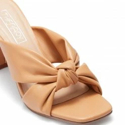 Therapy Shoes AU Dot Caramel HEELS