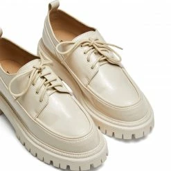 Therapy Shoes AU Platform Heels Exie Off White