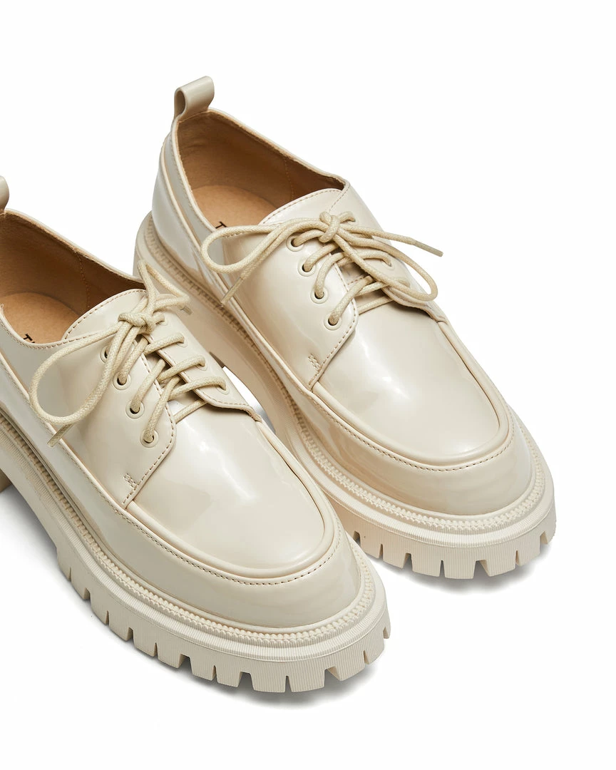 Therapy Shoes AU Platform Heels Exie Off White