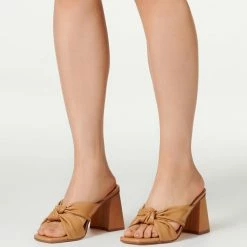 Therapy Shoes AU Dot Caramel HEELS