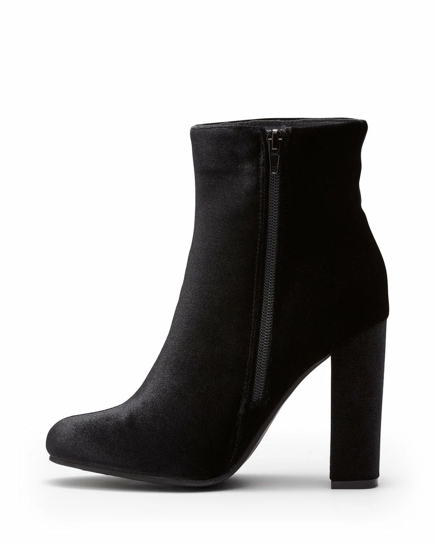 Therapy Shoes AU Flora Black Velvet BOOTS