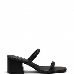 Therapy Shoes AU Goldie Black Smooth HEELS