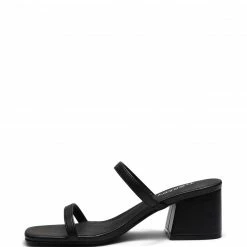 Therapy Shoes AU Goldie Black Smooth HEELS