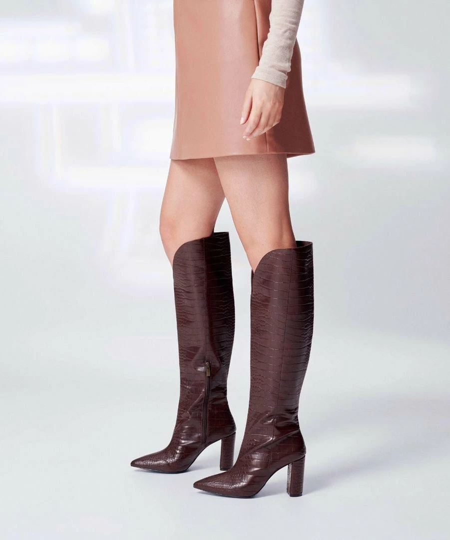 Therapy Shoes AU Ginny Choc Croc BOOTS