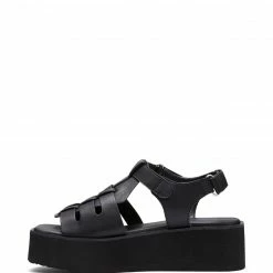 Therapy Shoes AU Lilo Black Platform Heels