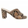 Therapy Shoes AU Elira Taupe Snake HEELS