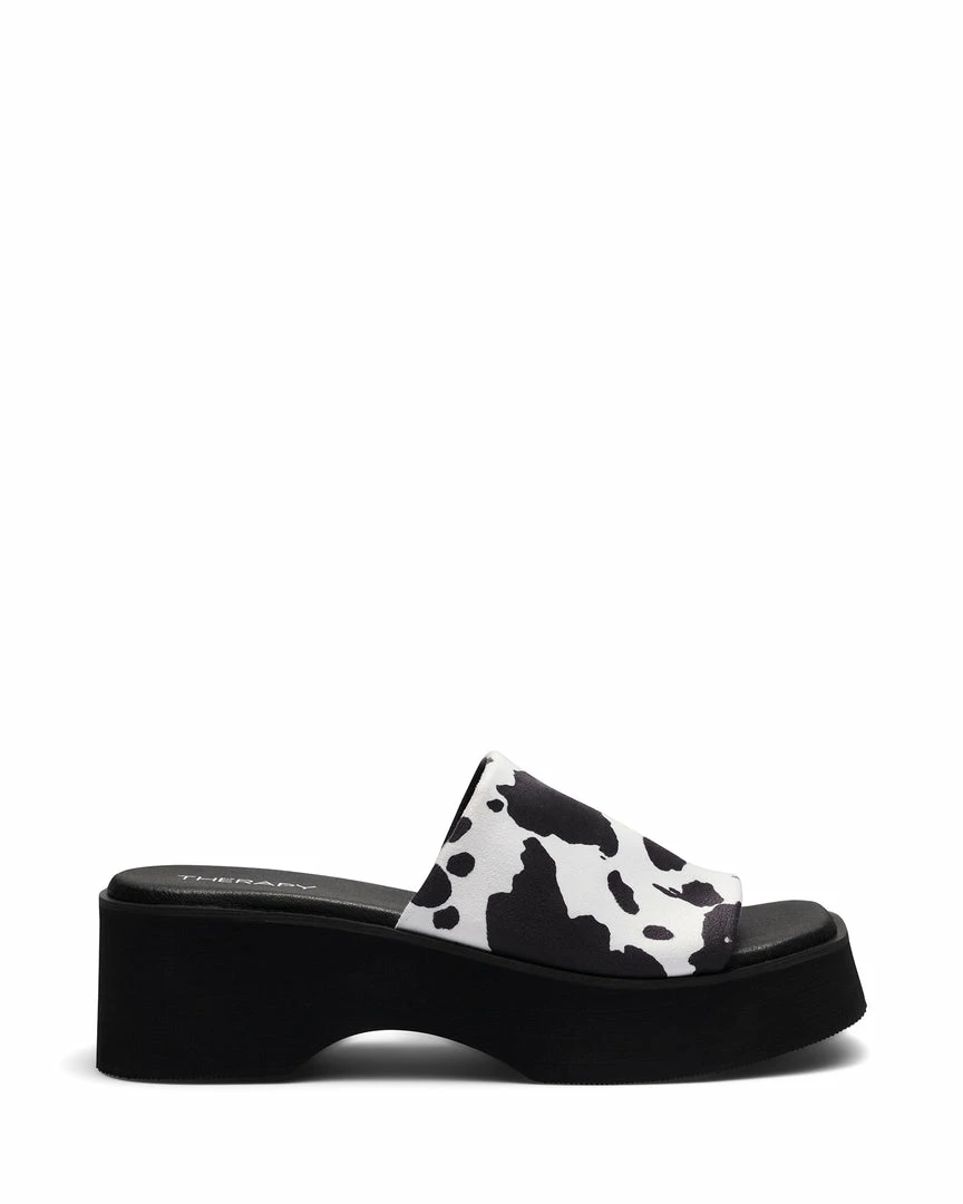 Therapy Shoes AU HEELS Naomi Black Cow
