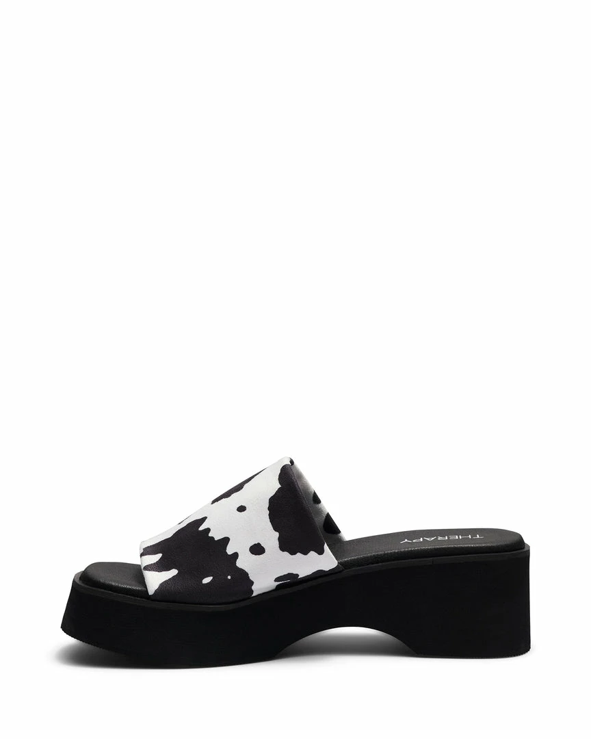 Therapy Shoes AU HEELS Naomi Black Cow