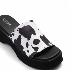 Therapy Shoes AU HEELS Naomi Black Cow