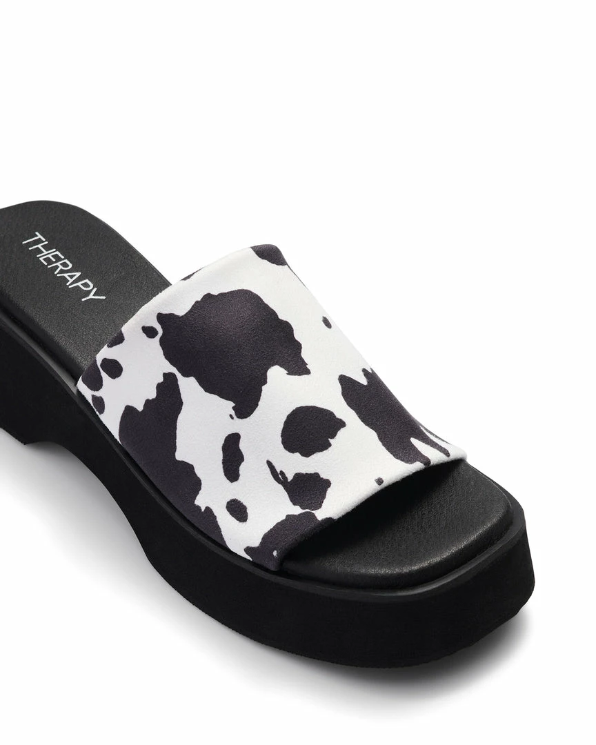 Therapy Shoes AU HEELS Naomi Black Cow