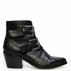 Therapy Shoes AU Parker Black Croc