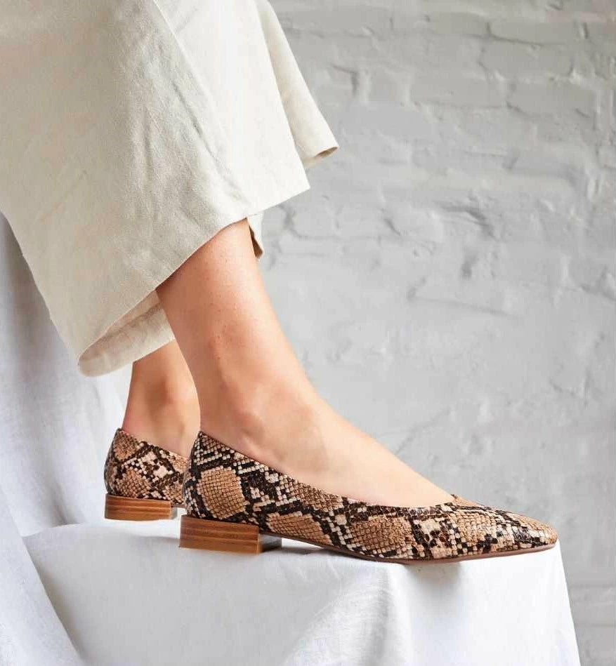 Therapy Shoes AU Posh Taupe Snake