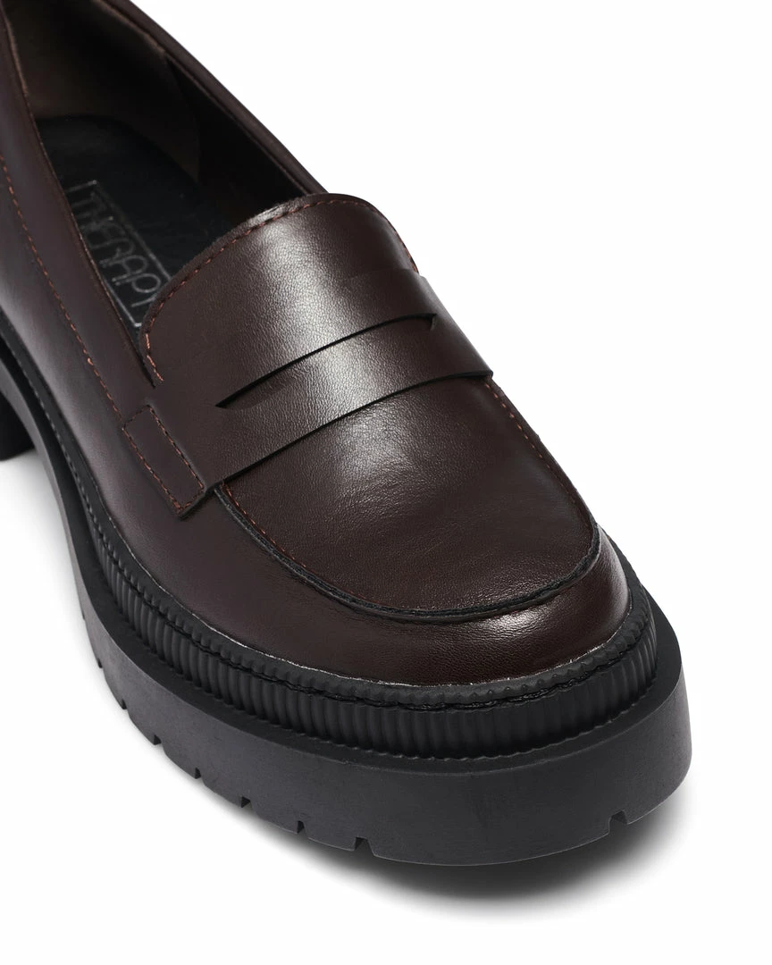 Therapy Shoes Loafers Rico Chocolate