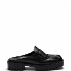 Therapy Shoes AU FLATS Royal Black Smooth