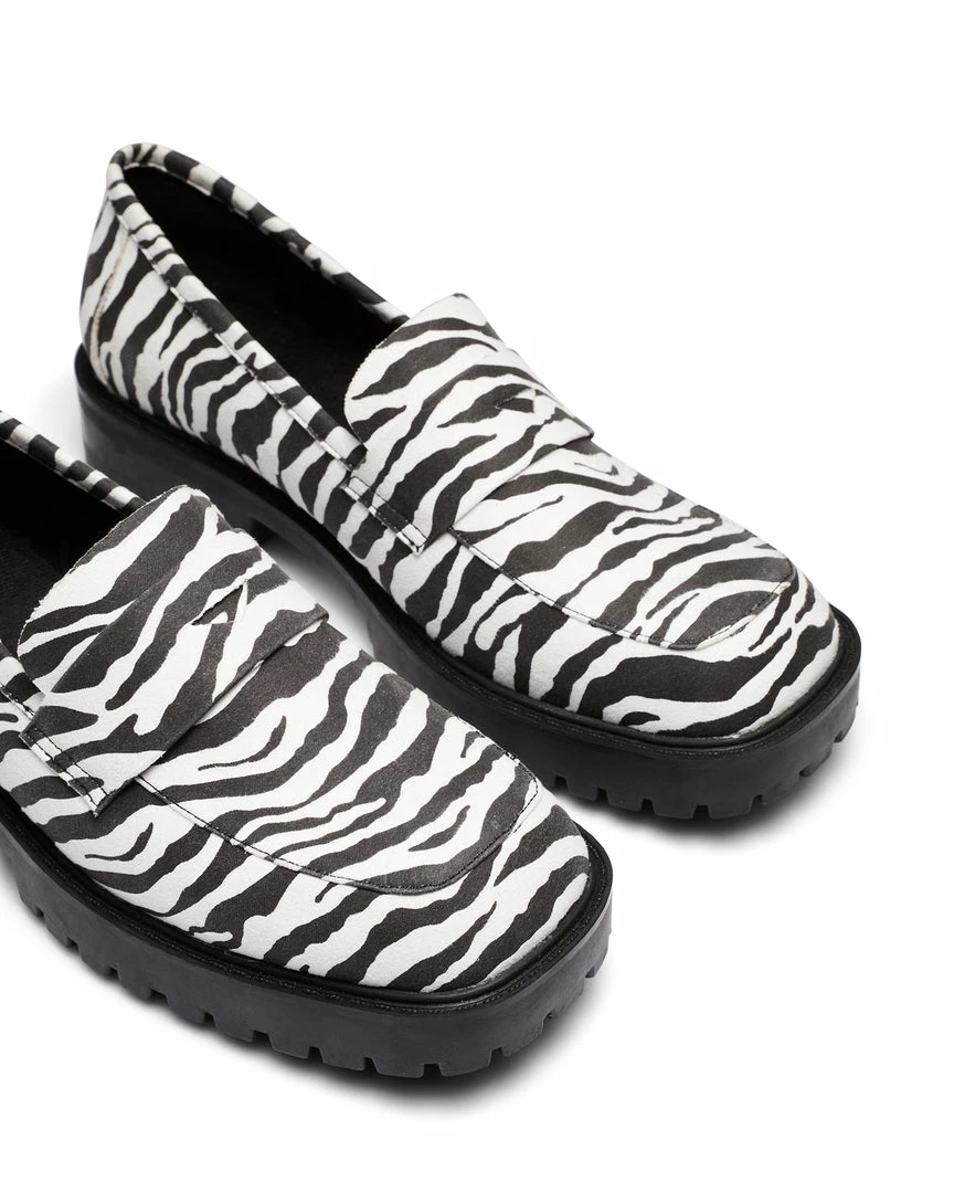 Therapy Shoes AU Royce Zebra Platform Heels