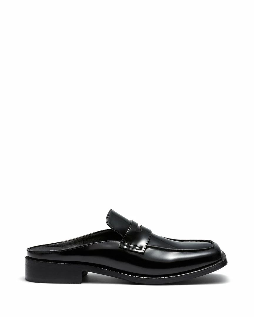 Therapy Shoes AU FLATS Rupert Black High Shine