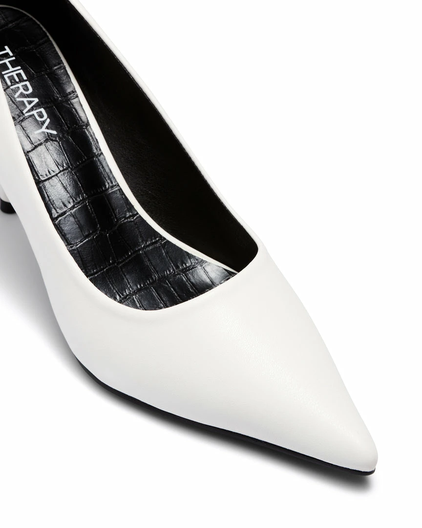 Therapy Shoes AU HEELS Sabrina White