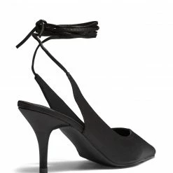 Therapy Shoes AU HEELS Satisfy Black Satin