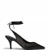 Therapy Shoes AU HEELS Satisfy Black Satin