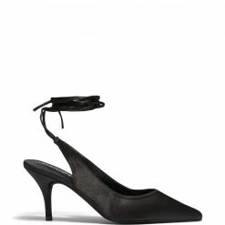 Therapy Shoes AU HEELS Satisfy Black Satin