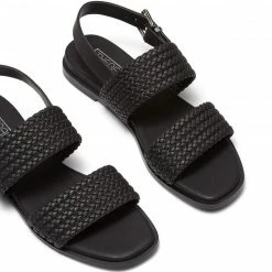 Therapy Shoes AU FLATS Scarlet Black