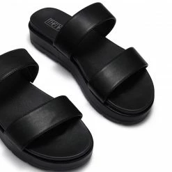 Therapy Shoes AU Platform Heels Slidin' Black