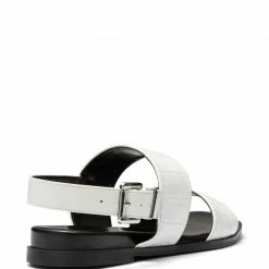 Therapy Shoes AU Sparrow White Croc FLATS