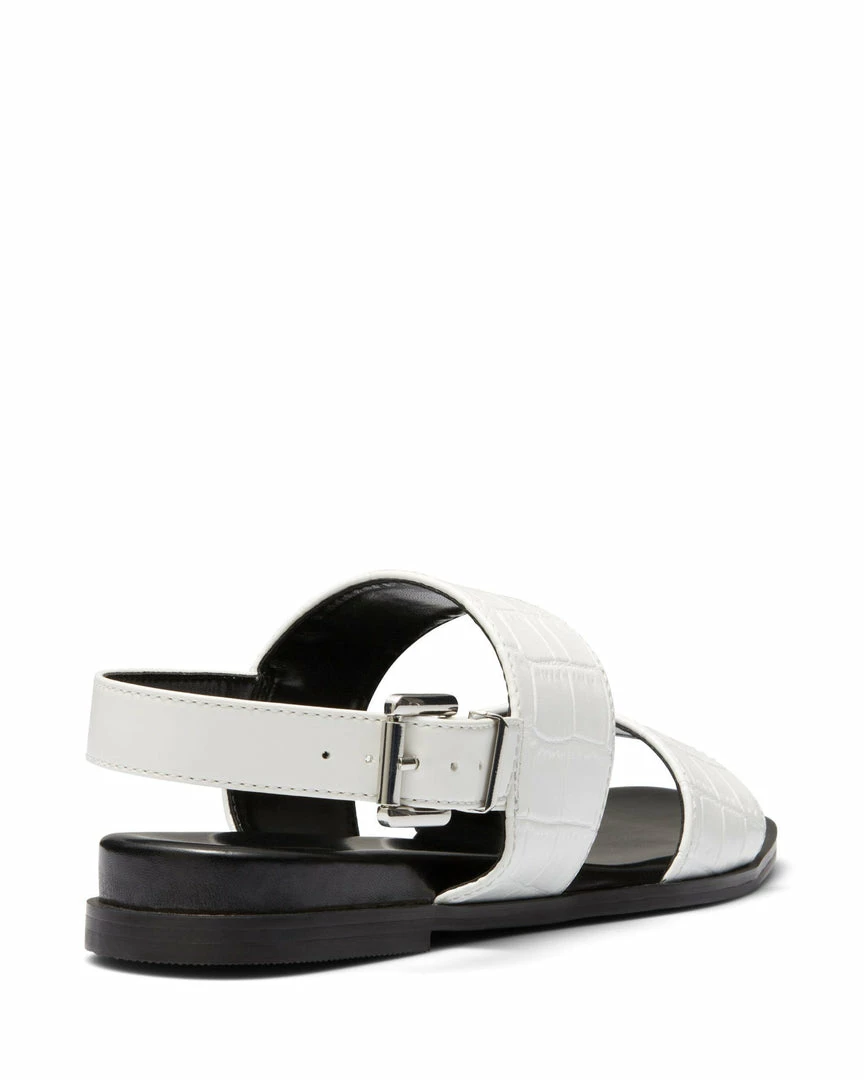 Therapy Shoes AU Sparrow White Croc FLATS