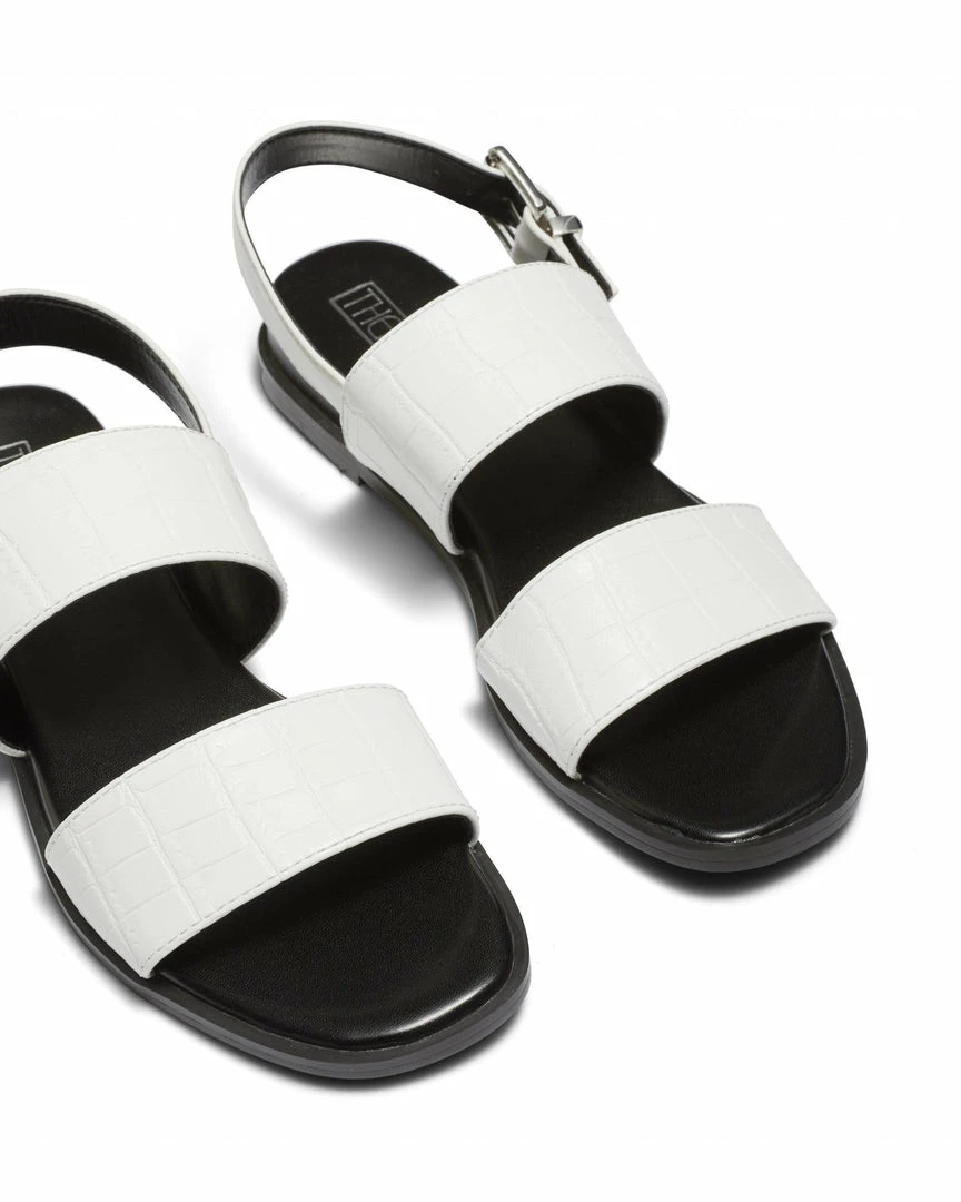 Therapy Shoes AU Sparrow White Croc FLATS