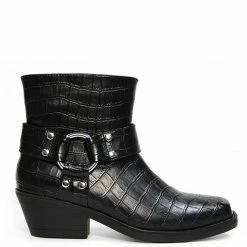 Therapy Shoes AU BOOTS Velez Black Croc