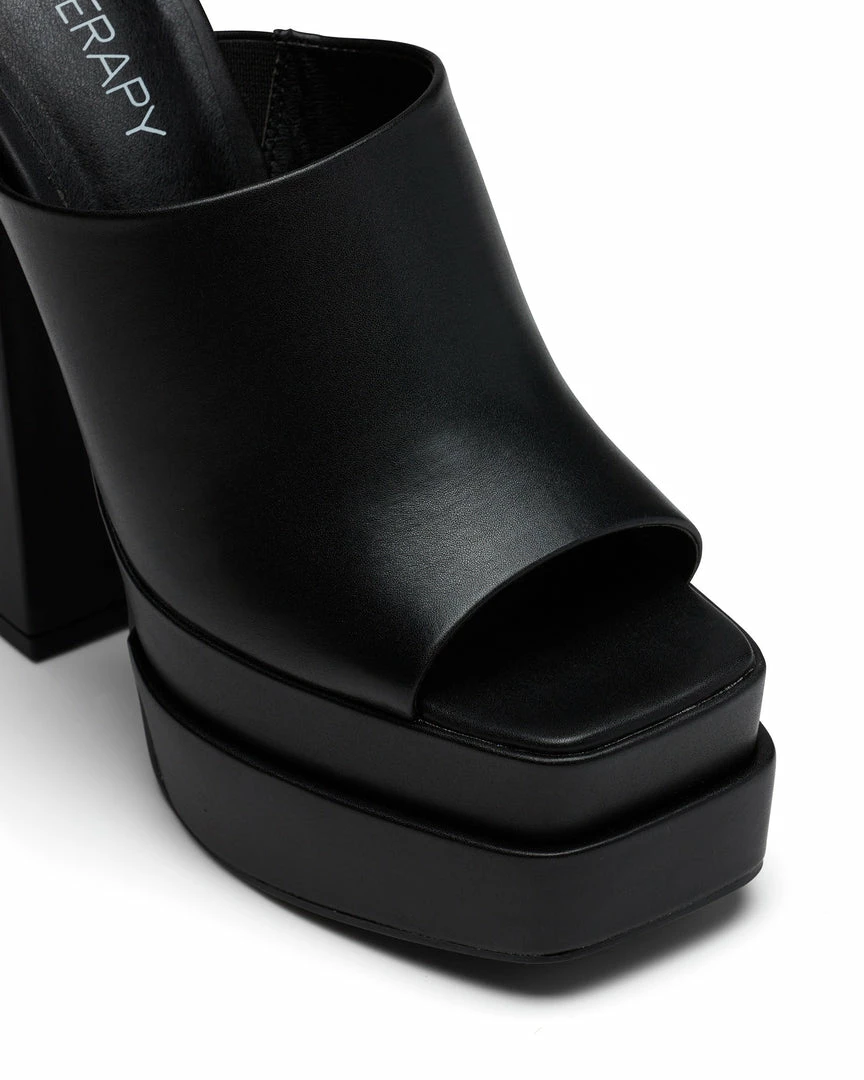Therapy Shoes AU HEELS Villain Black