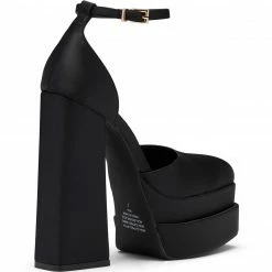 Therapy Shoes AU Viva Black Satin