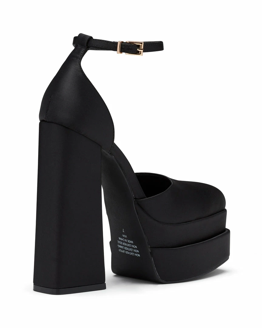 Therapy Shoes AU Viva Black Satin