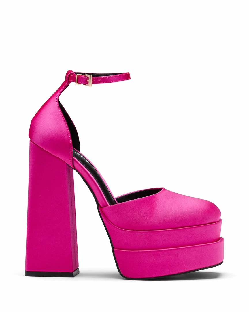 Therapy Shoes AU HEELS Viva Pink Satin