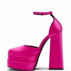 Therapy Shoes AU HEELS Viva Pink Satin