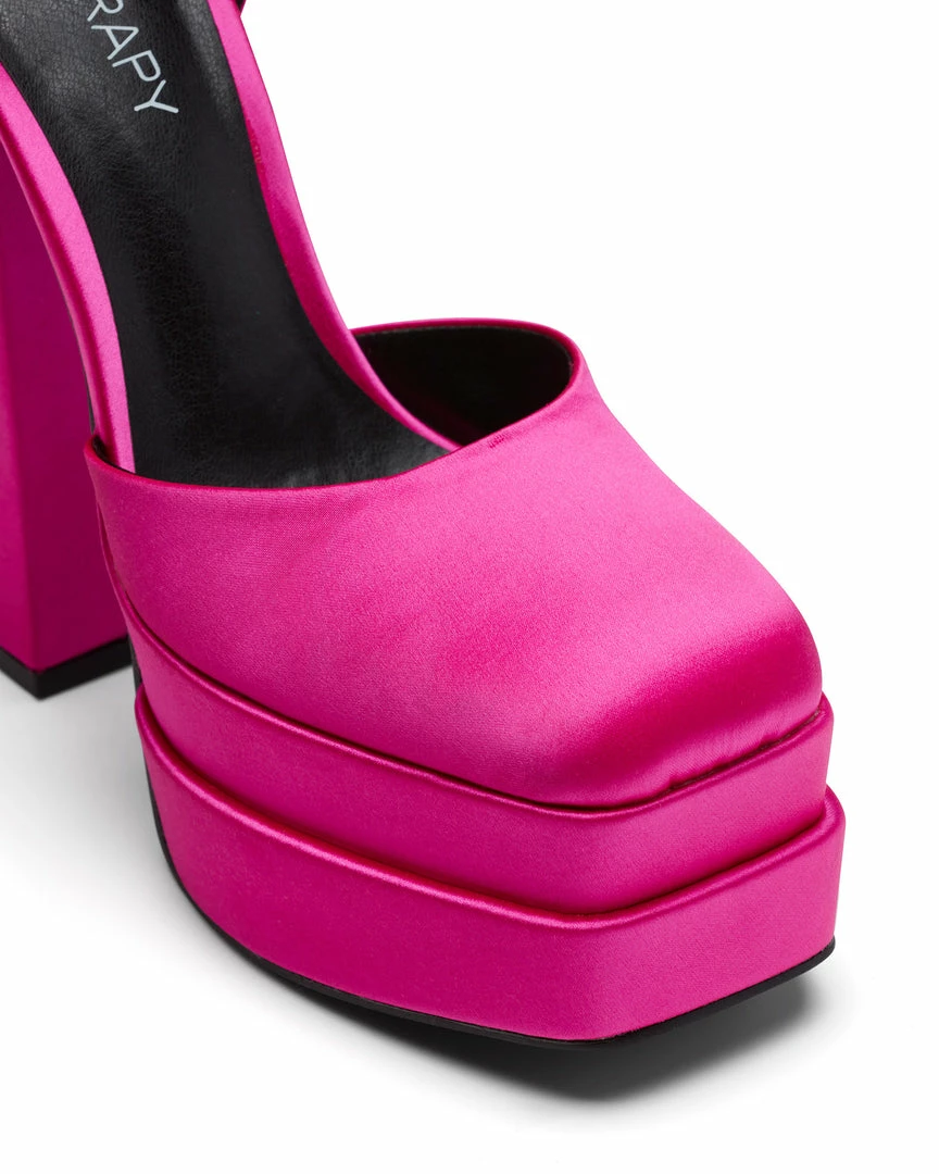 Therapy Shoes AU HEELS Viva Pink Satin