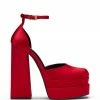 Therapy Shoes AU Viva Red Satin HEELS